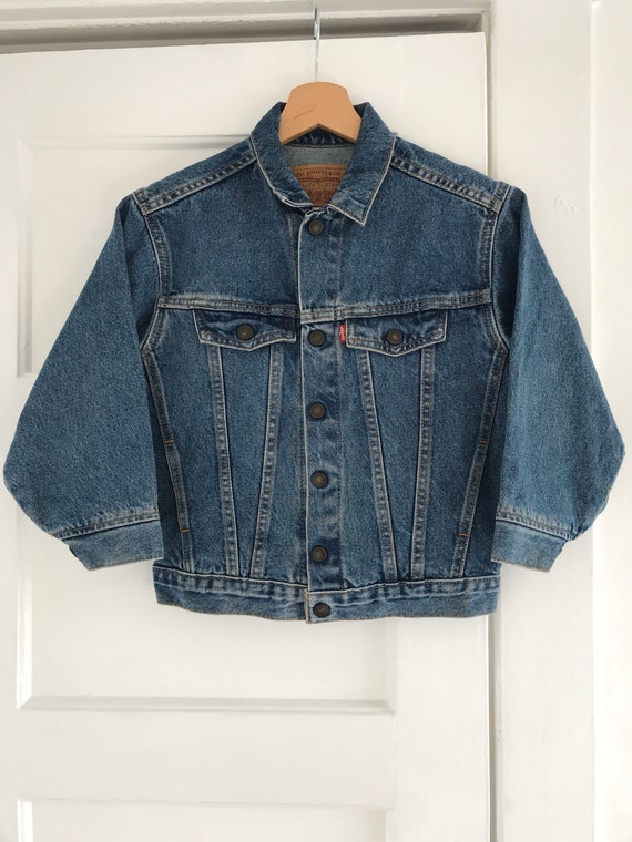 Vintage Levis jean jacket, red tab, 90’s jean jac… - image 1