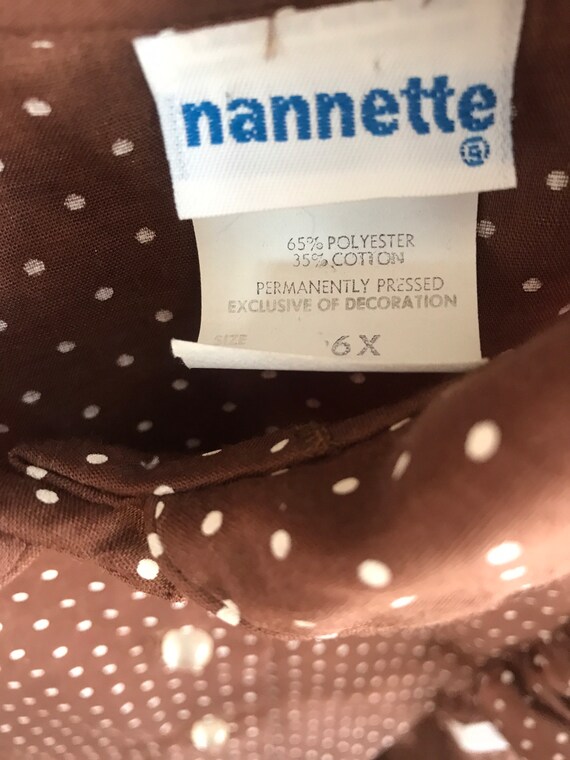 1960’s, 1970’s, Vintage girls Nannette dress, eye… - image 8