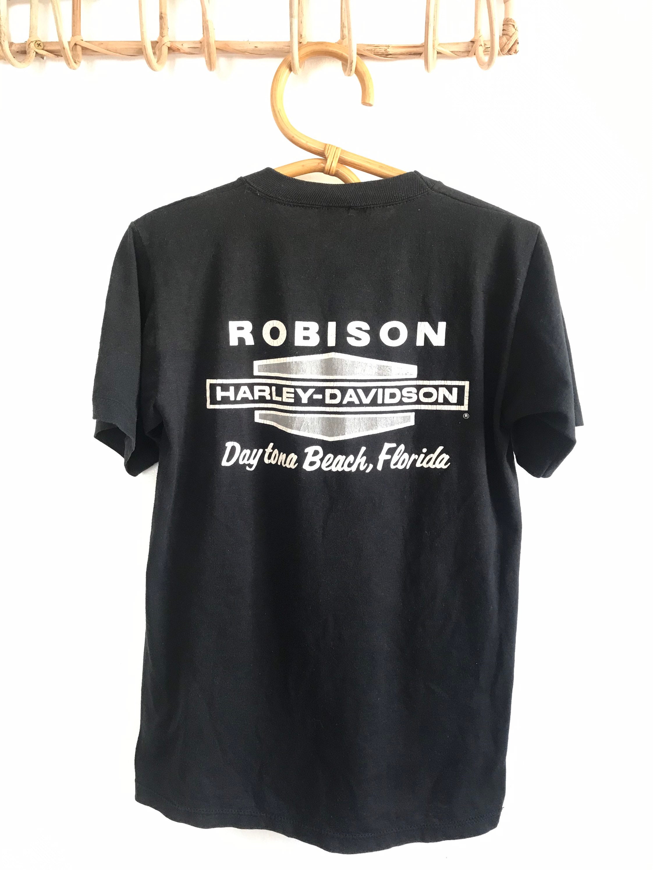 【KOOLOSET】Vintage Harley Dying Half Tee Harley Davidson Cut Off Tee – KLEMTIEDYE
