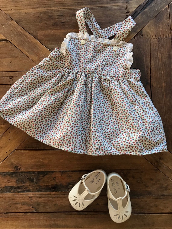 1960’s, 1970’s, baby girl prairie dress, overalls… - image 3