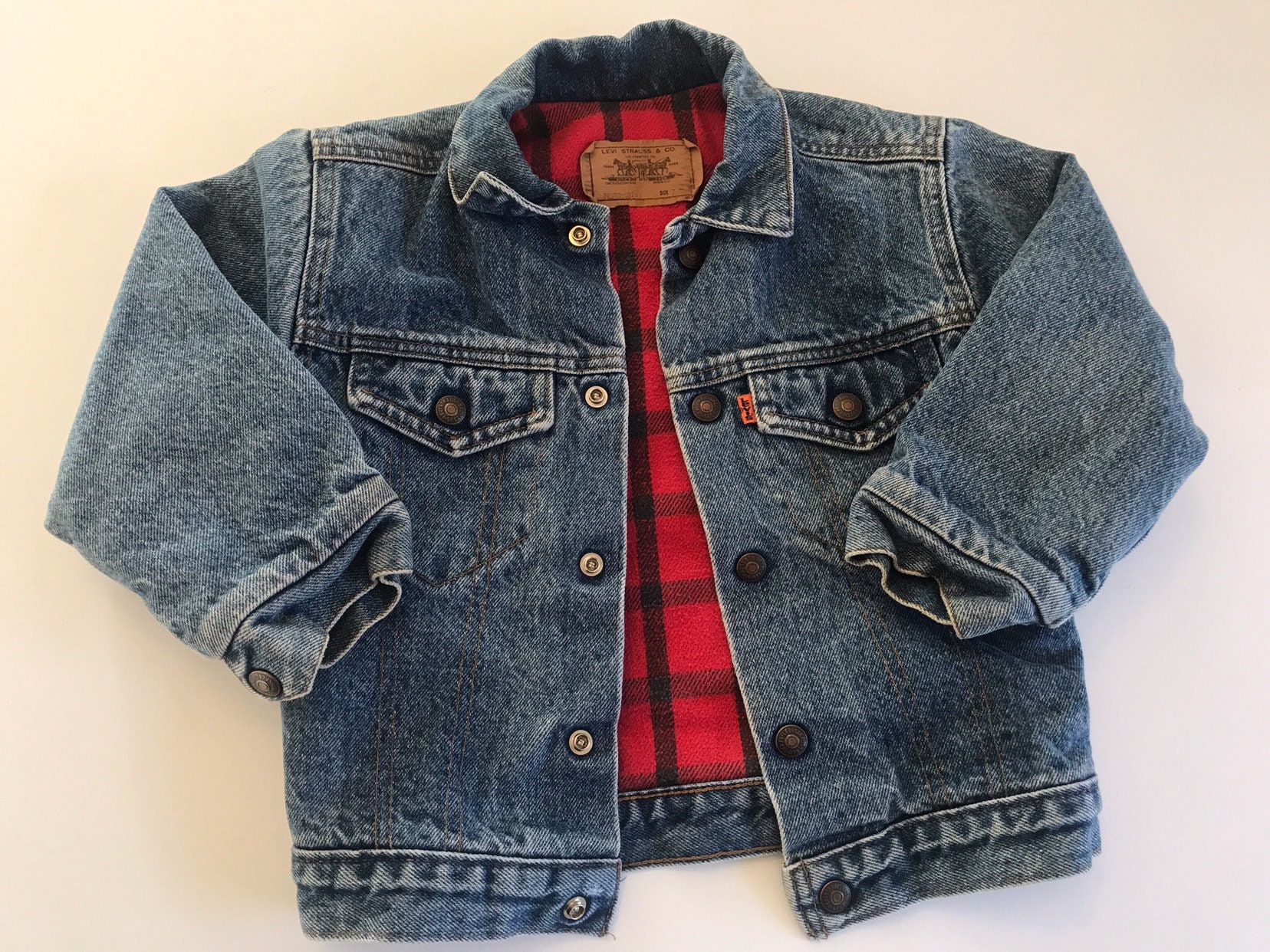 Vintage Levi's Flannel Lined Youth Trucker Jacket Vintage - Etsy Canada