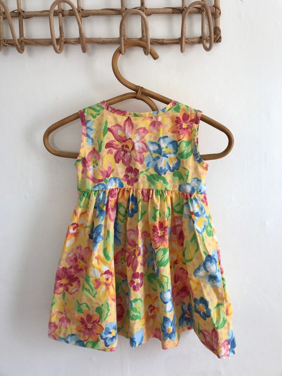 1990’s, Toddler girls Kole Kole Hawaiian floral d… - image 5