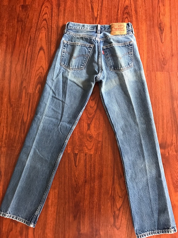 Well worn Levis, Vintage Levis 501, W26 L29, AS I… - image 6