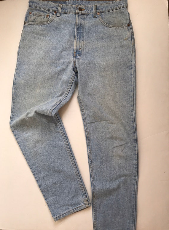 Vintage high rise Levis, 34”, tapered jeans, 90’s… - image 3