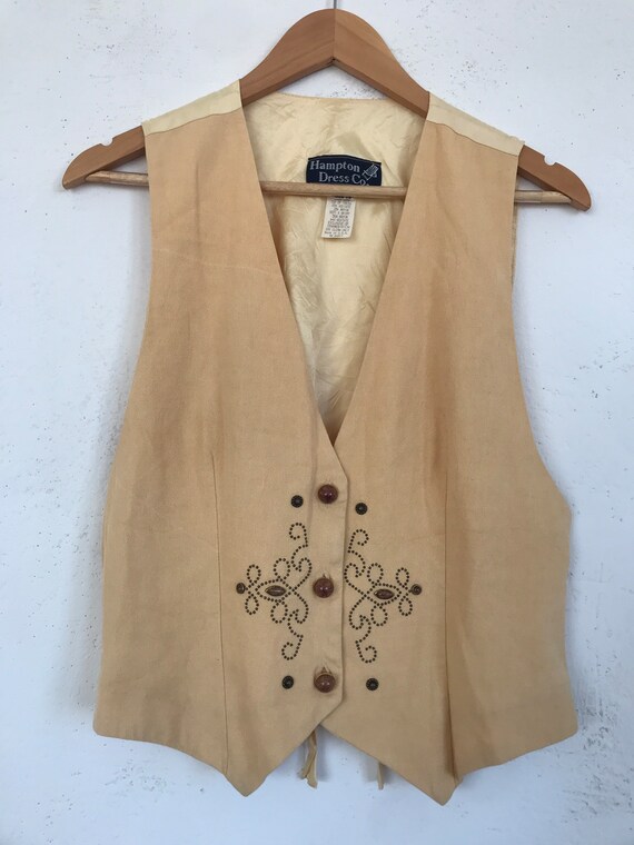 1980’s, 1990’s, vintage western vest, prairie sty… - image 3