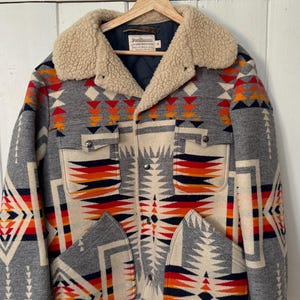 1960’s, 1970’s, Vintage Pendleton wool jacket, medium, fully lined, snap buttons, interior pocket,  high grade western wear, woolen mills