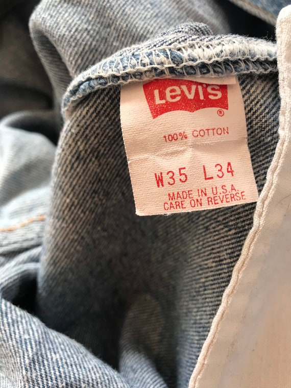 Vintage Levis 501xx, made in USA, Levis jeans, W3… - image 6