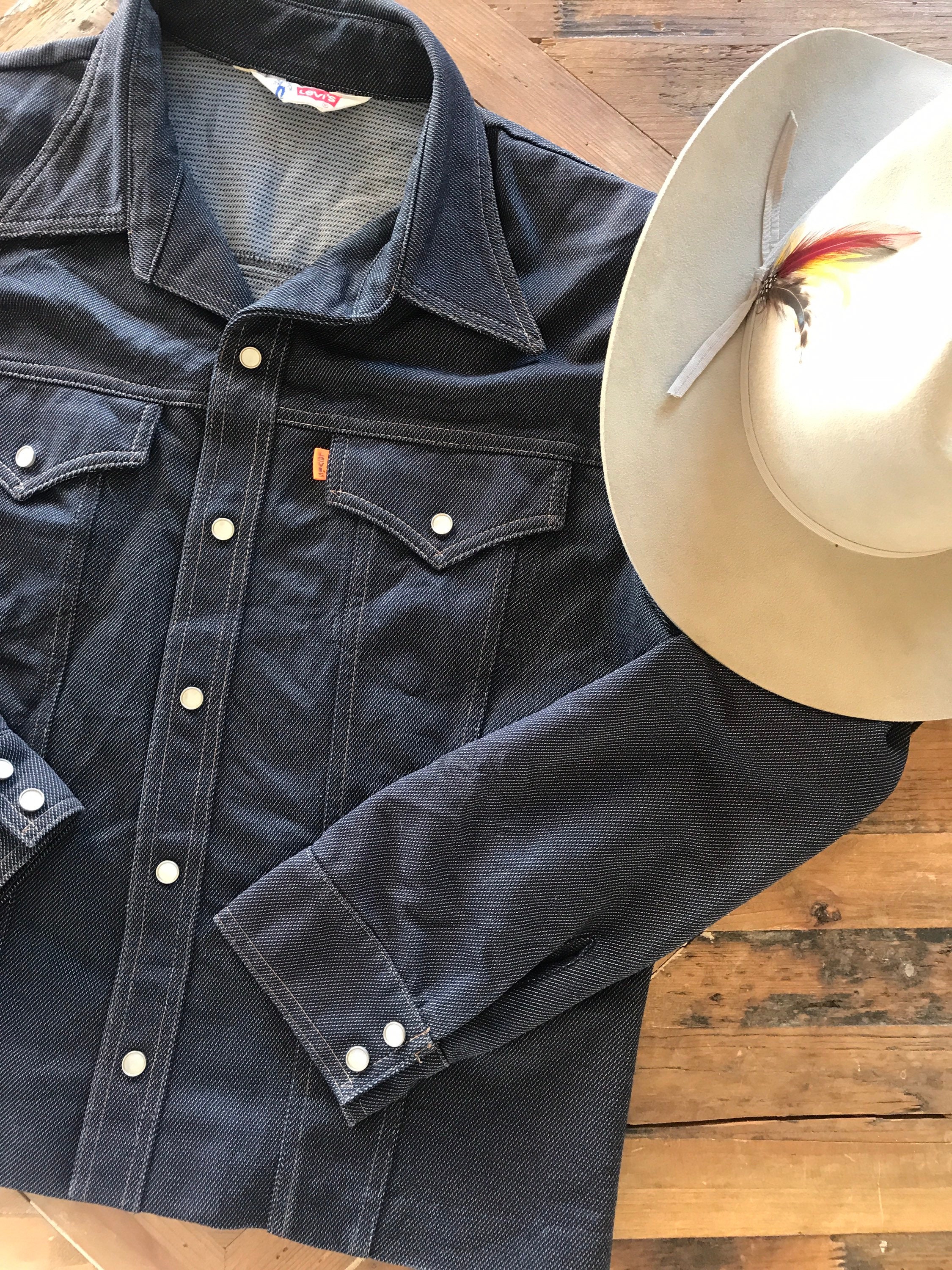 1970s 1980s Vintage Levis Western Jacket Learn Snap - Etsy