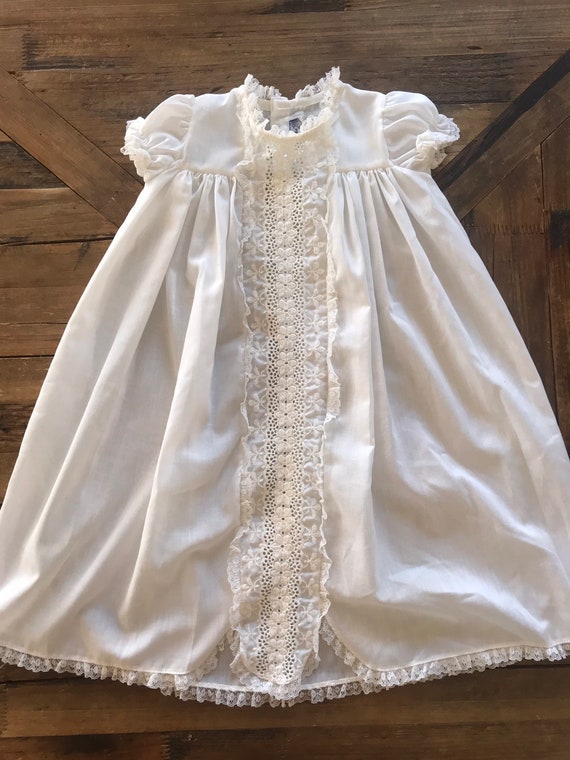 1970’s, 1980’s, vintage baby girls Christening dr… - image 6