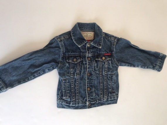 Vintage 3T Guess jean jacket, hippie kids, jean j… - image 6