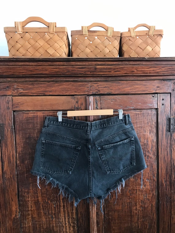 1990’s, Vintage Levi’s 501 jean shorts, washed bl… - image 2