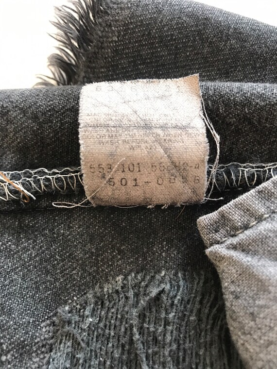 1990’s, Vintage Levi’s 501 jean shorts, washed bl… - image 8