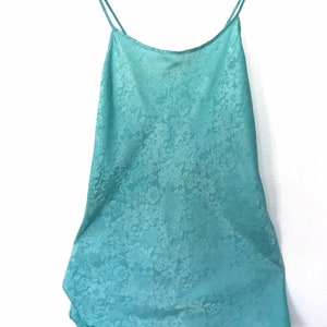 1980’s, 1990’s, Vintage Victoria’s Secret slip dress, flounce slip, floral jacquard, medium, vintage lingerie, slip, Victorias Secret retro