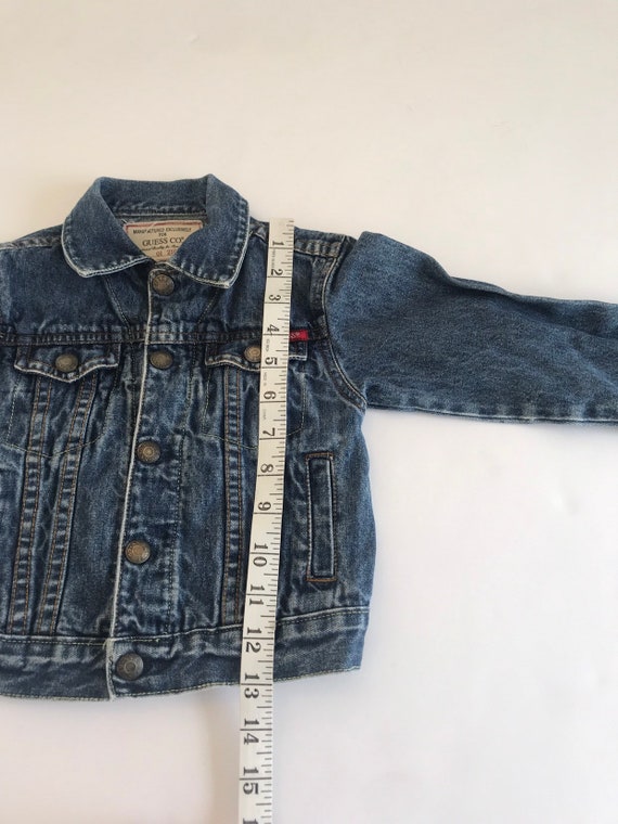 Vintage 3T Guess jean jacket, hippie kids, jean j… - image 9