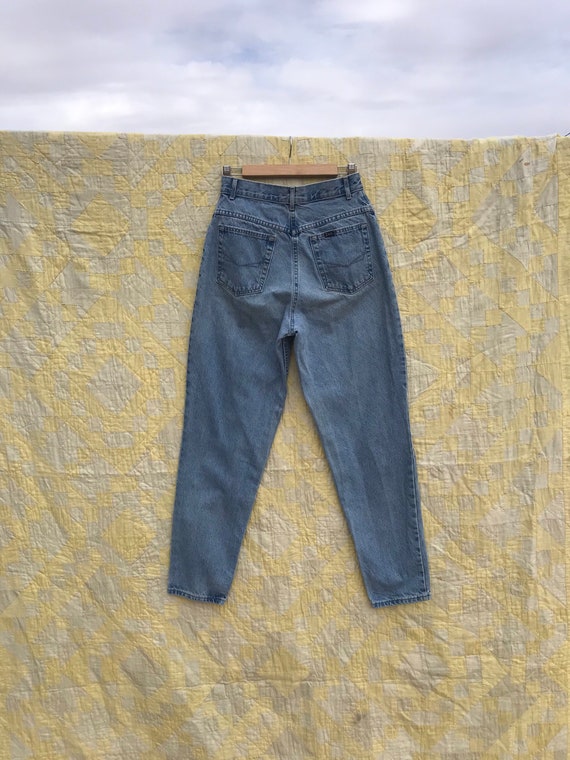 1980’s, 1990’s, Vintage chic jeans, light wash hi… - image 3