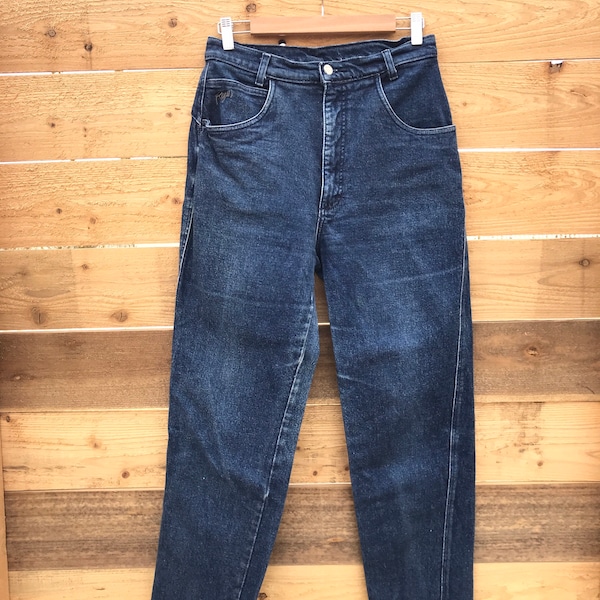 1970’s, 1980’s, Roper Jeans, stretch, ultra high rise jeans, high waisted, wedgie fit, western womens jeans, made USA, retro jeans, W29, 30”