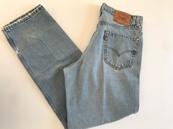 Levis 550, W34 L33, extra long inseam, 1990’s, Le… - image 5