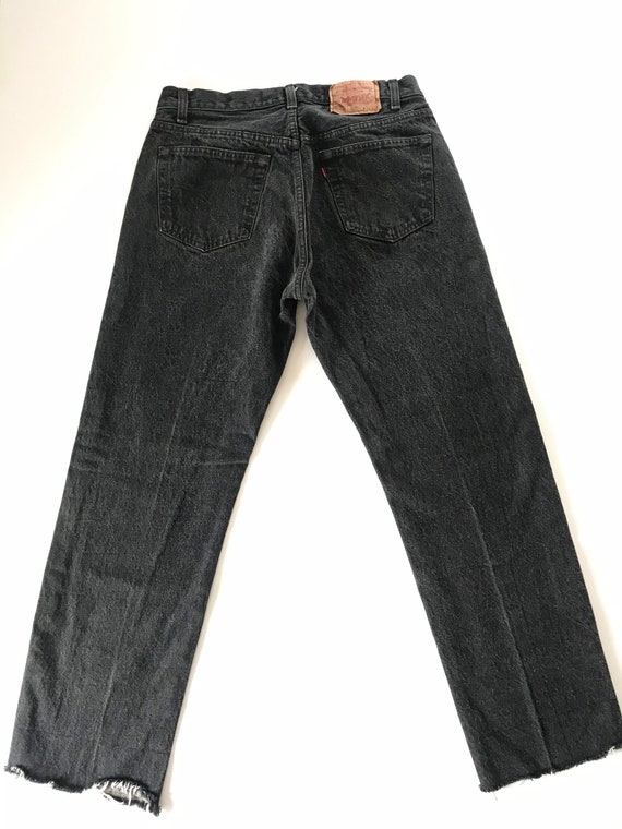 1980’s, 90’s, Vintage Levis 501 raw hem jeans, ma… - image 5