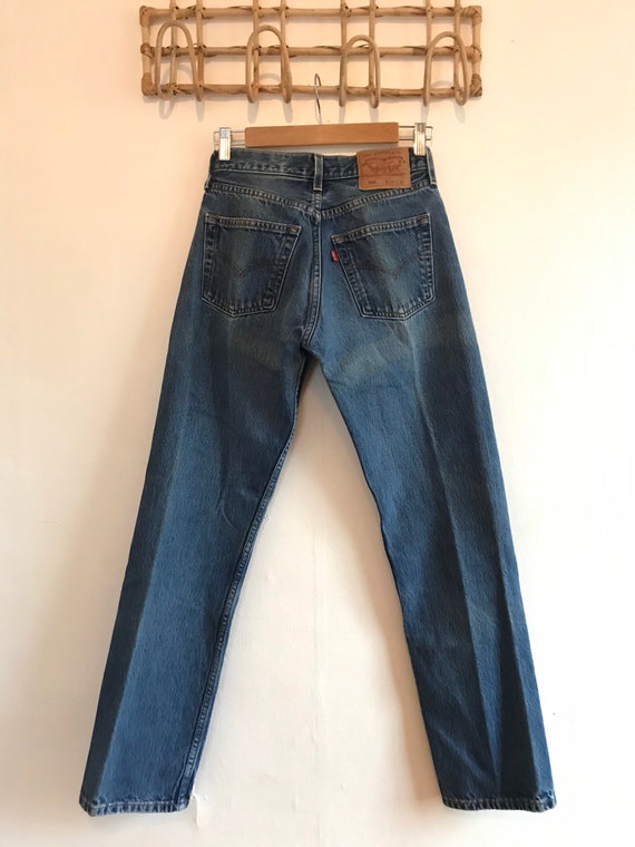 Well Worn Levis, Vintage Levis 501, W26 L29, AS IS Levis 501 Well Worn Levis, Vintage Levis 501, W26 L29, AS IS Levis 501