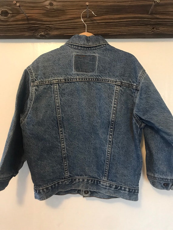 Vintage Levis trucker jacket, orange tab, kids je… - image 6