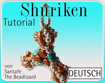 Anleitung: Geperlte Perle "Shuriken" (PDF Download)