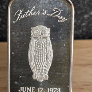 1 Troy oz. .999 Silver art bar