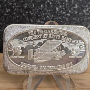 1 Troy oz. .999 Silver art bar