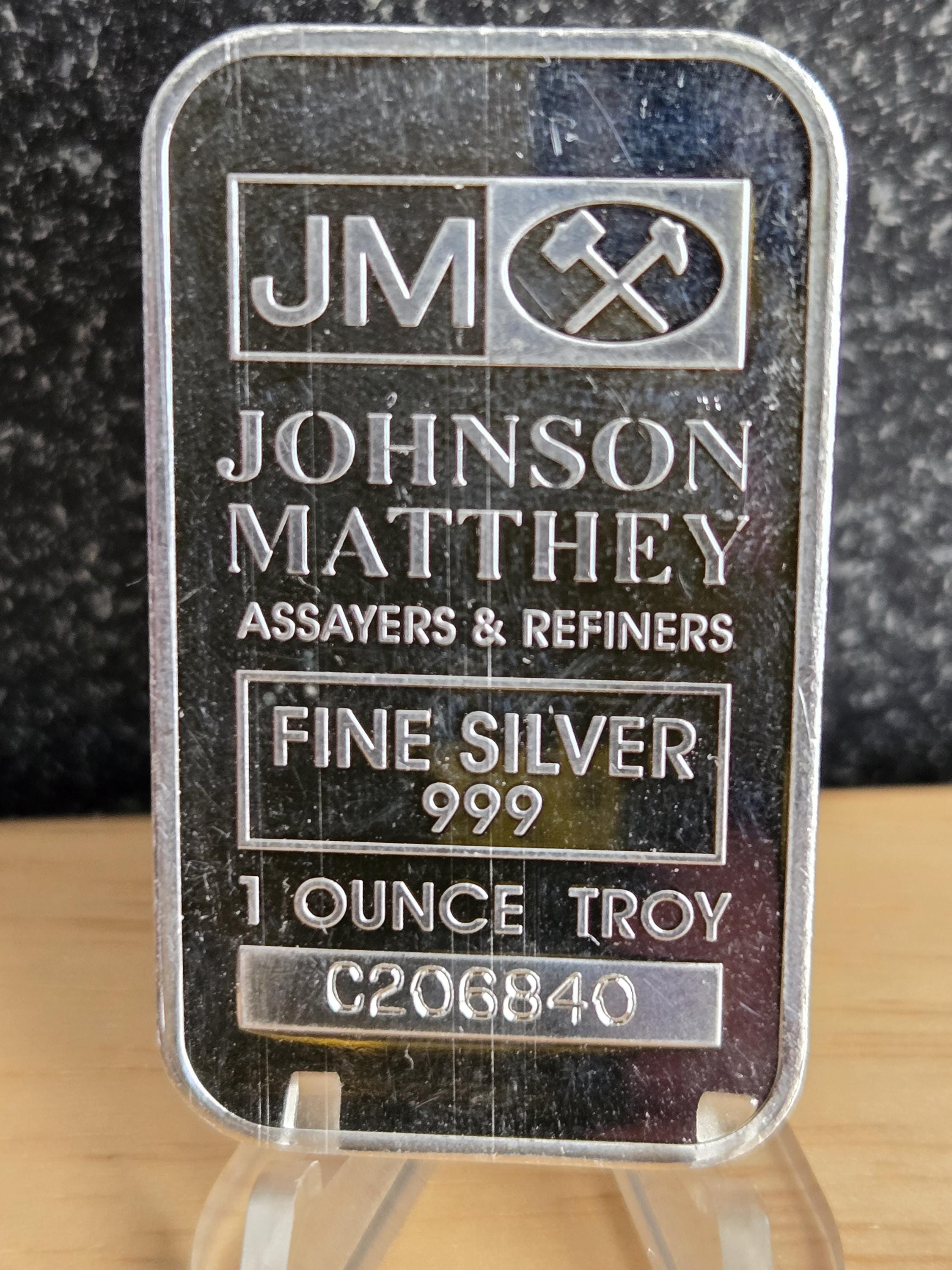 Johnson Matthey Silver Bar - Etsy