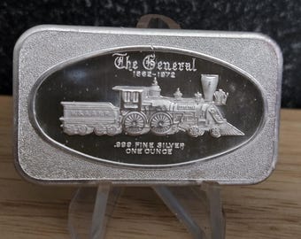 1 Troy oz. .999 Silver art bar