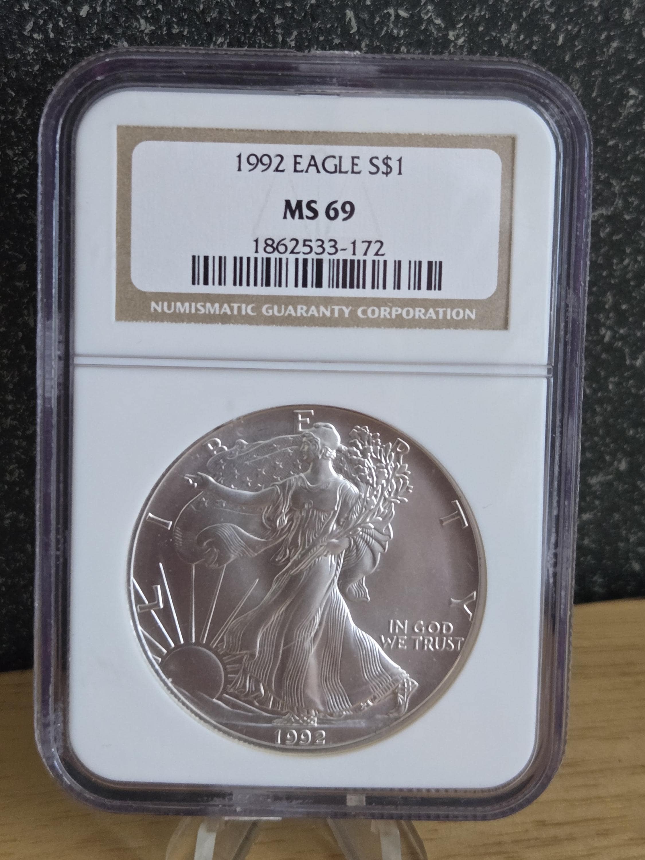Silver Eagle Ms69 - Etsy