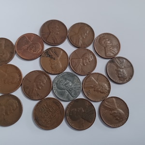 1940 - 1955 &quot;S&quot; mint mark wheat pennies