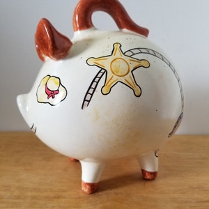 Vintage Piggy Bank Pottery