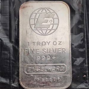 Engelhard 1 Troy oz. .999 Silver bar
