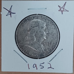 1952  Franklin Silver half dollar