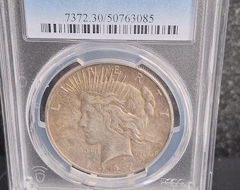 1927 s, PCGS VF30 Silver Peace Dollar
