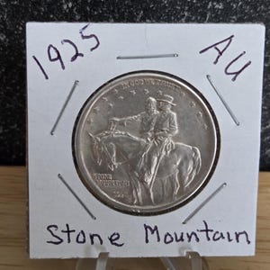 1925, Stone Mountain, conmemorativa, medio dólar