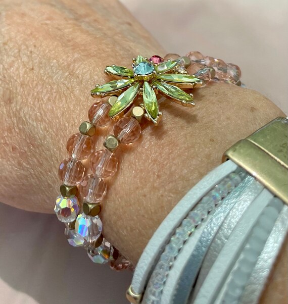 Sunflower bracelet etsy store