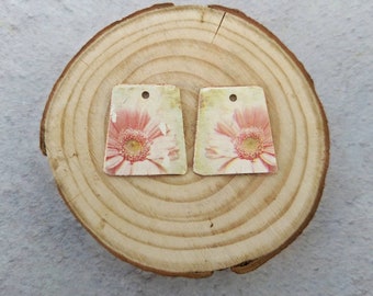 G23962 32x24mm 4 Antique copper charms connector Antique copper plated charms