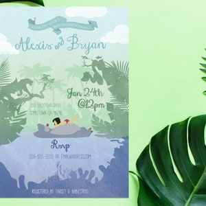 Jungle Book Baby Shower Invitation