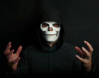 DEATH, Four Horsemen Halloween Mask and Hood Set, 3D Papercraft Mask Template, Unique Costume, Cosplay PDF Pattern