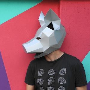 Schwein, Papercraft Mask Template