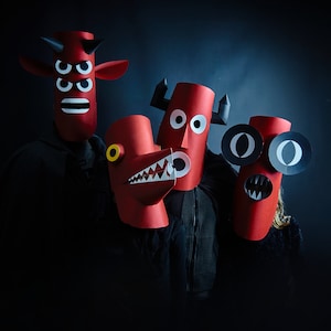 Papercraft Monster Mask Festival Set