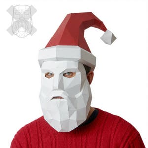 The Santa Hat, Papercraft Christmas Hat Template