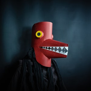 Crocochicken, Papercraft Mask Template
