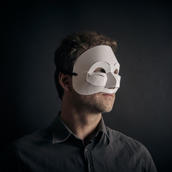 Teschio - Maschera della commedia dell'arte in cuoio