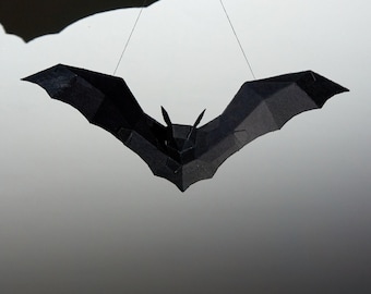 Papercraft Bat Model Template | DIY Halloween Bat Sculpture | Gothic Decor | Printable PDF | Instant Download