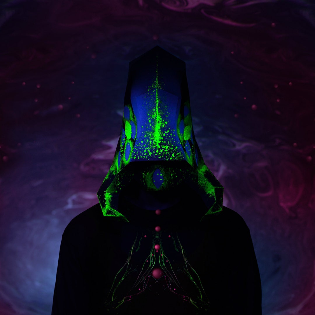 Una the Hood, Papercraft Alien Mask Template - Etsy
