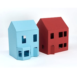 Wintercroft Building Three and Four Models, DIY Papercraft Templates