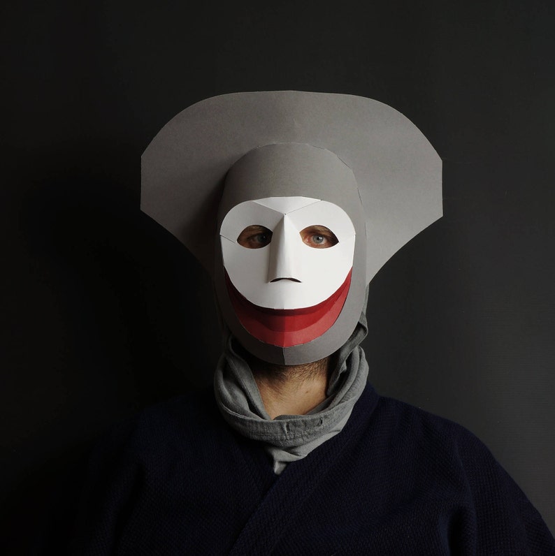 PARLOW Papercraft Monster Mask Template Etsy UK