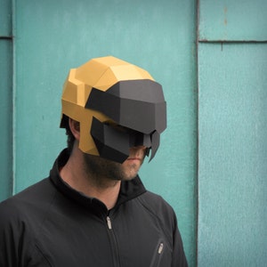 Guardian-helm, Papercraft-maskersjabloon